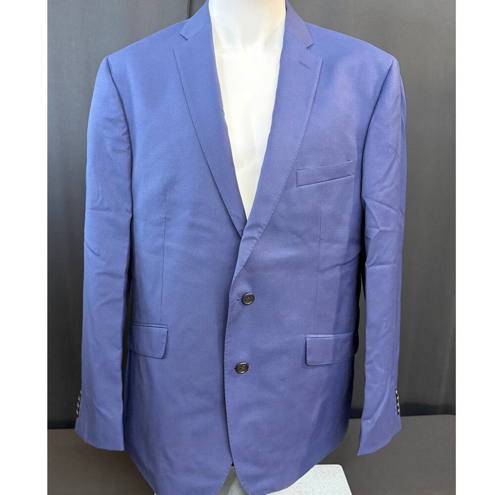 Kenneth Cole Reaction Sport Coat Mens 46R Blue NWT Viscose Blend Blazer